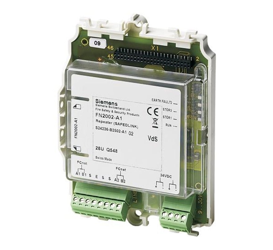 Siemens FN2002-A1 Cerberus PRO Network Repeater Module (SAFEDLINK) (S24236-B2502-A1) - JEM Systems UK