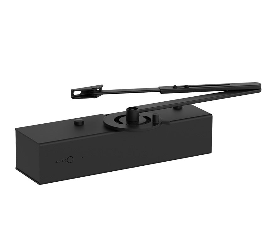 Fireco Freedor SmartSound Wireless Sound-Activated Fire Door Closer (Black) (984-8923) - JEM Systems UK