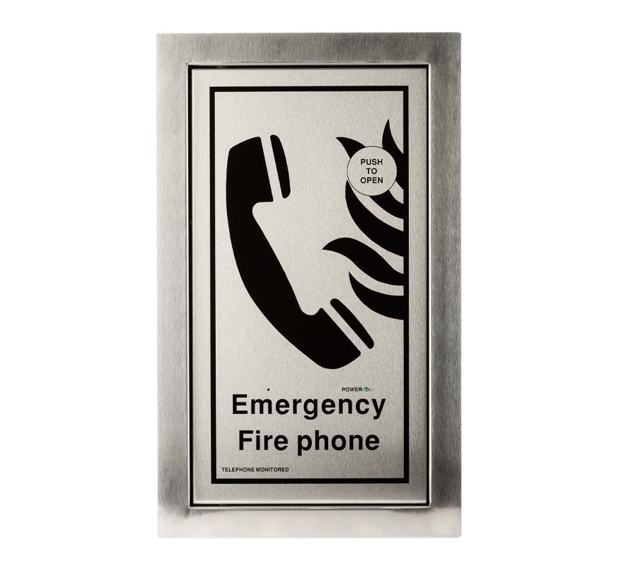 Cameo Type A Fire Telephone Outstation, Stainless Steel, Flush Mount - Radial Wired (FTO/SFR) - JEM Systems UK