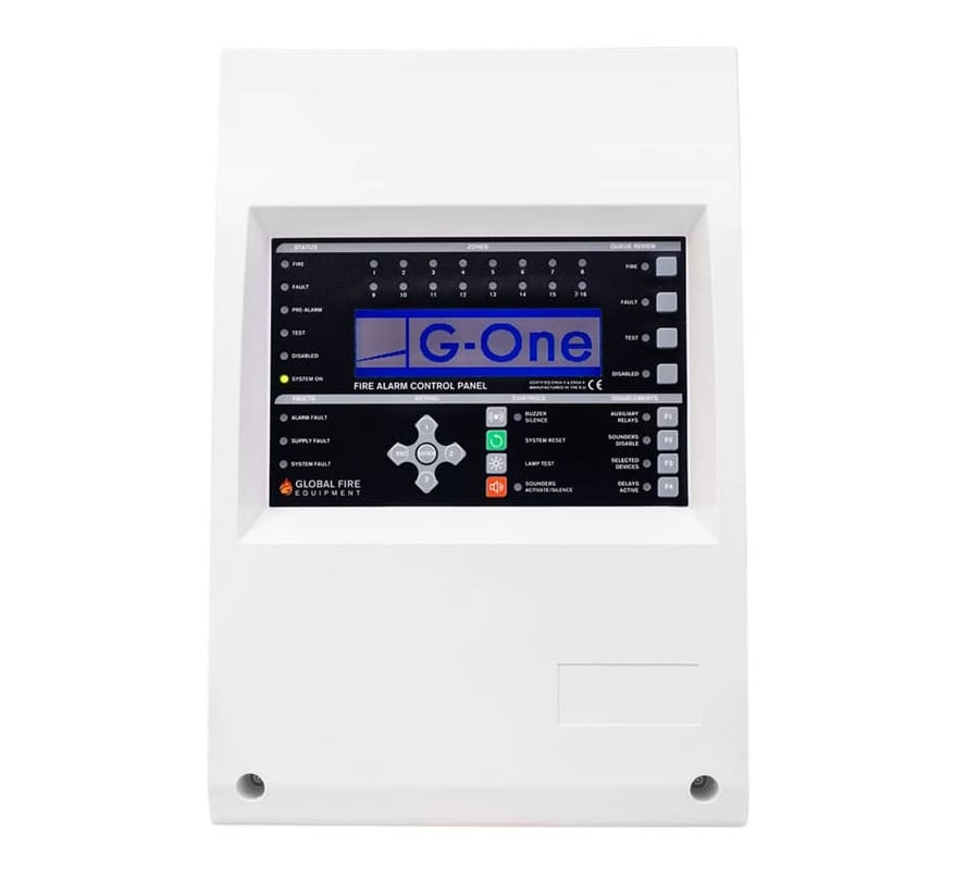 Global Fire G-ONE 1 Loop Fire Control Panel - Non Expandable (G-1) - JEM Systems UK