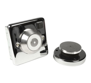 Geofire Decorative 24V Electromagnetic Fire Door Holder (Polished Chrome) (3-59-0301-C001)