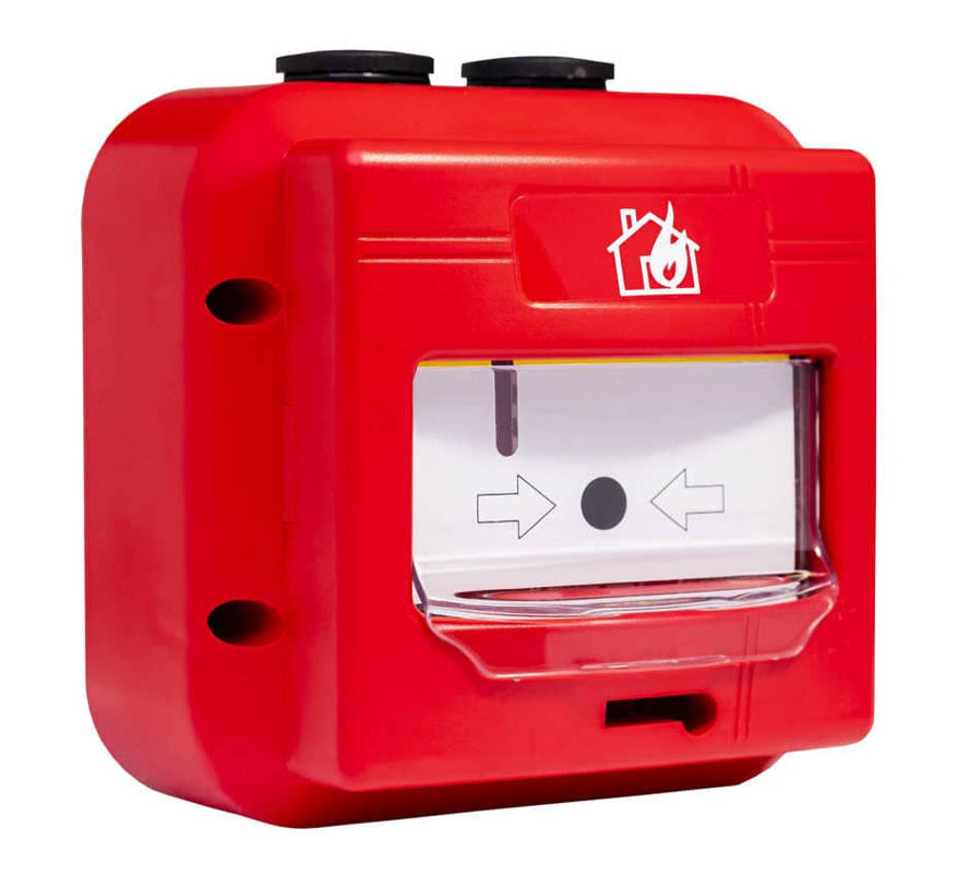 Global Fire Addressable IP67 Manual Call Point c/w Isolator & Cover (GFE-MCPE-AI-IP67) - JEM Systems UK