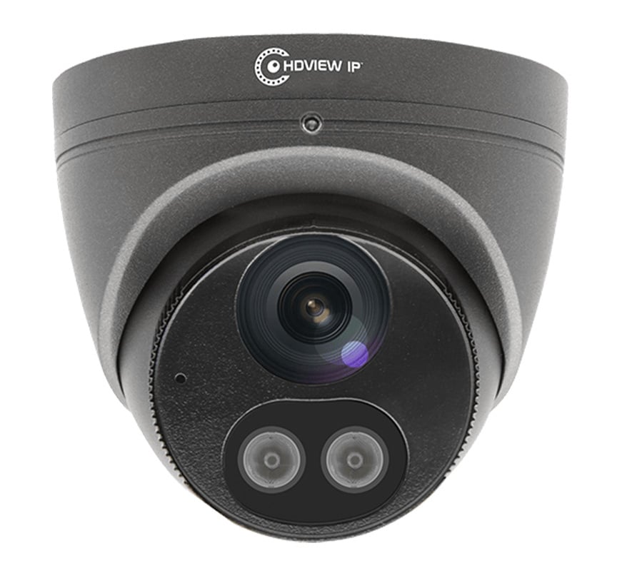 ESP HDview IP PoE 5MP 2.8mm Fixed Lens Dome Camera Grey (HC528FDG) - JEM Systems UK