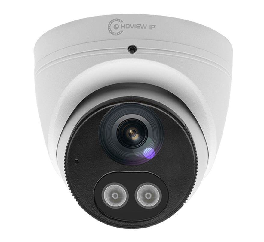 ESP HDview IP PoE 8MP 2.8mm Fixed Lens Dome Camera White (HC828FDW) - JEM Systems UK
