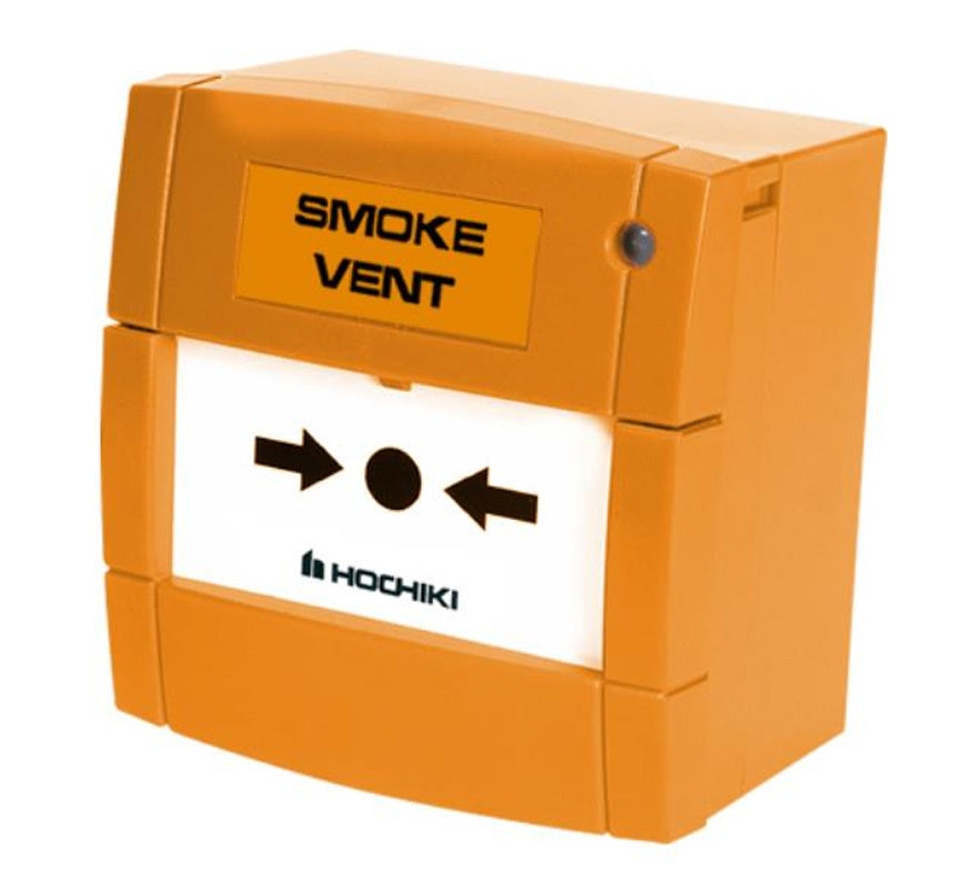 Hochiki HCP-EO(SCI) Manual Call Point with SCI "SMOKE VENT" (Orange) - JEM Systems UK