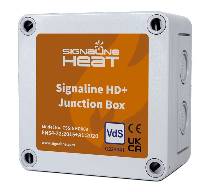 Signaline HD+ Programmable Linear Heat Detection Cable Junction Box (SL-HDP-JB) - JEM Systems UK