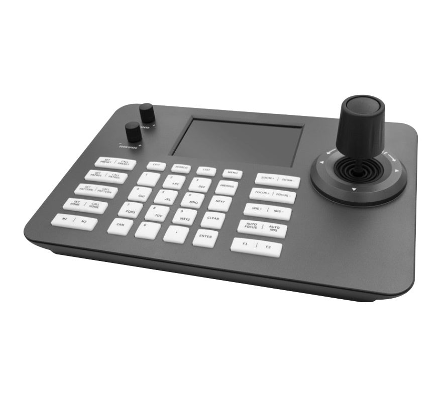 ESP Pan, Tilt & Zoom (PTZ) IP Camera Joystick Controller with LCD Display (HDVIPCPTZC) - JEM Systems UK