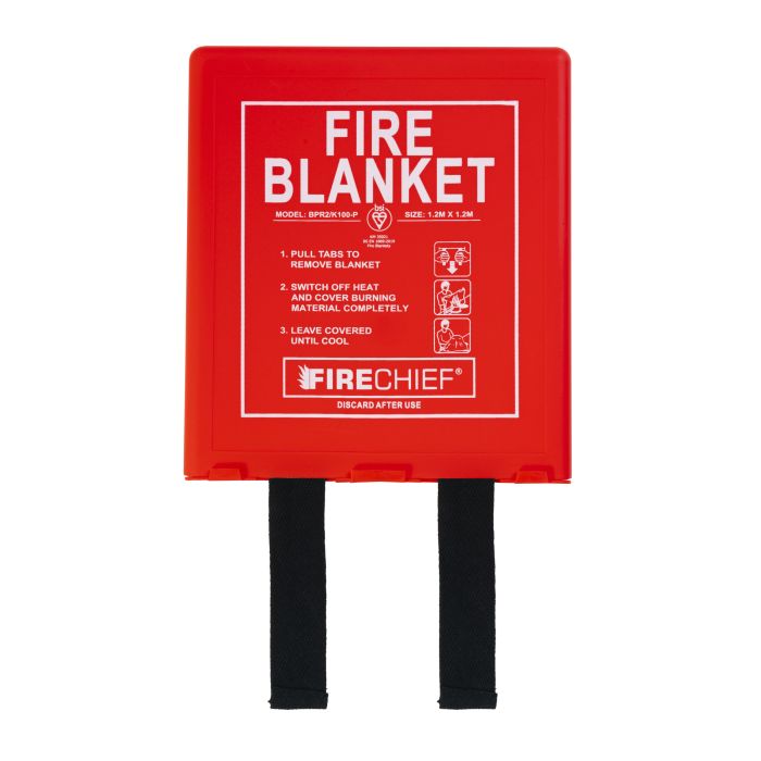 Firechief 1.2 x 1.2m Fire Blanket, Rigid Case (BPR2/K100-P) - JEM Systems UK