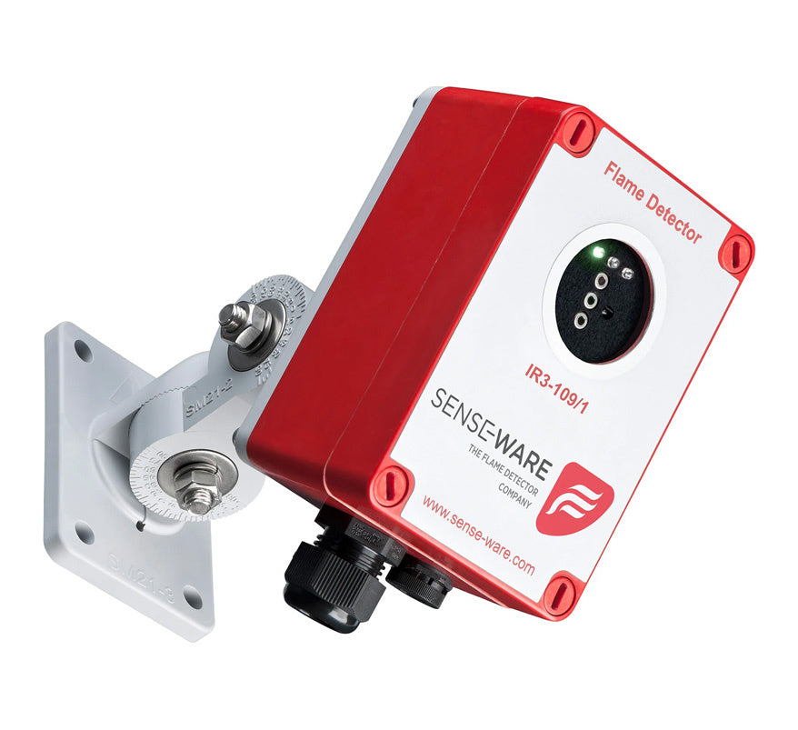 SENSE-WARE IR3 (Infrared) Flame Detector, Red Housing (IR3-109/1CZ) - JEM Systems UK