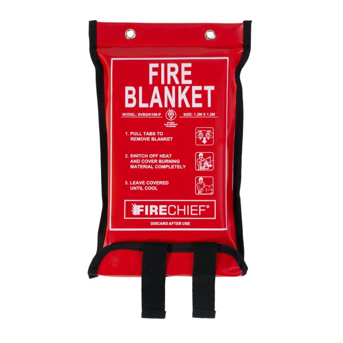 Firechief 1.2 x 1.2m Fire Blanket, Soft Case (SVB2/K100-P) - JEM Systems UK