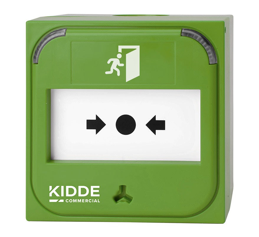 Kidde Intelligent Addressable Manual Call Point (Green) (KE-DM3010G) - JEM Systems UK