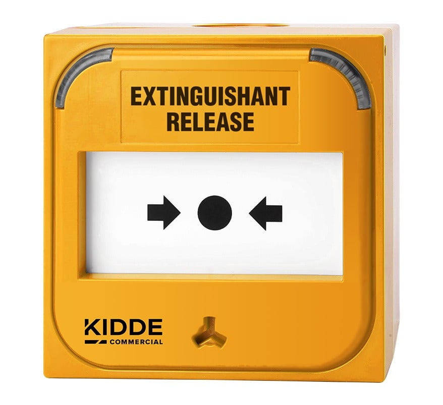 Kidde Intelligent Addressable Manual Call Point (Yellow) (KE-DM3010YS99) - JEM Systems UK