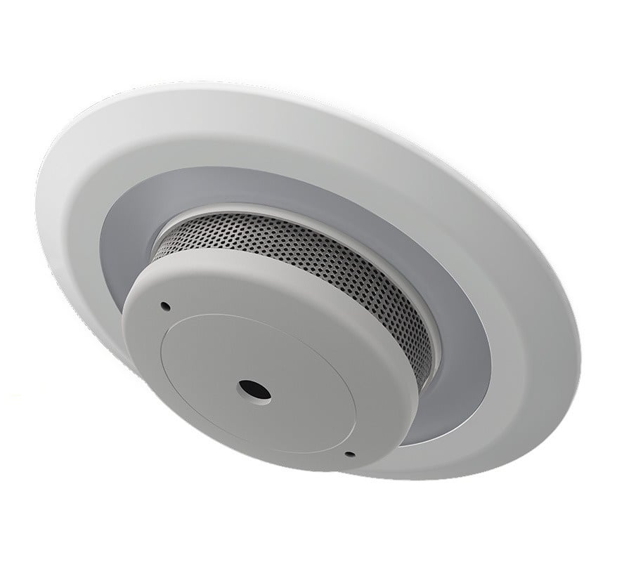 Lumi-Plugin 4000K IP20 Fire Rated LED Downlight with Radio-Interlink Smoke Alarm (Cool White) (LP110WH4KMBWSA) - JEM Systems UK