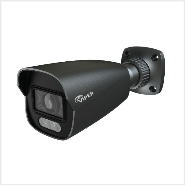 6MP Motorised Smart Dual-Illumination Bullet Camera with People & Vehicle Detection (Grey Housing)
