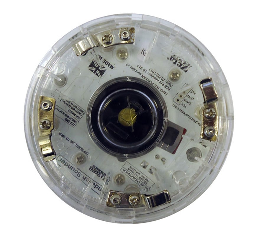 Zeta Fyreye MKII Addressable Sandwich Sounder & Beacon Base (MKII-SSB) - JEM Systems UK