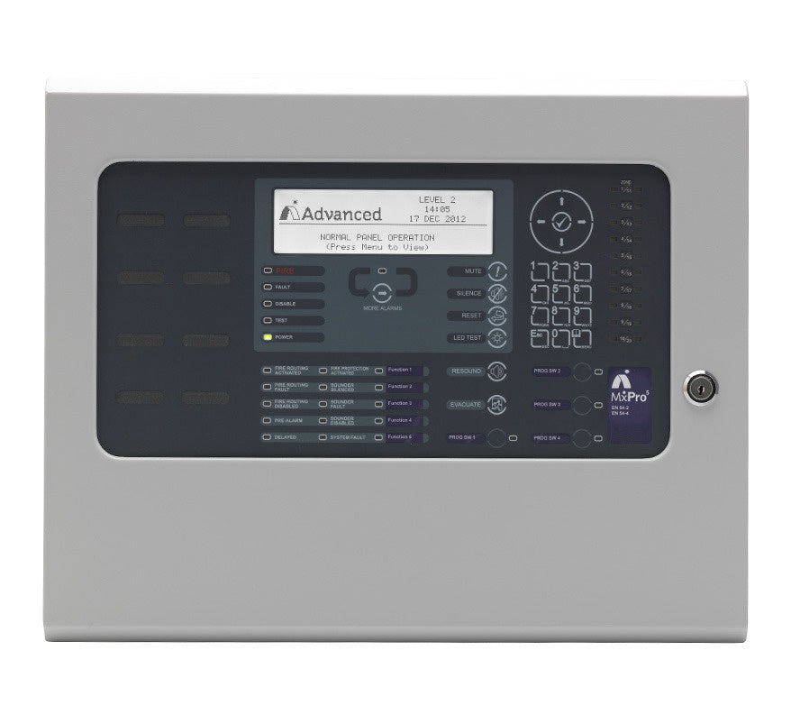 Advanced MX-5201 1-2 Loop Fire Panel c/w 1 Loop card - Medium (Apo/Hoch) - JEM Systems UK
