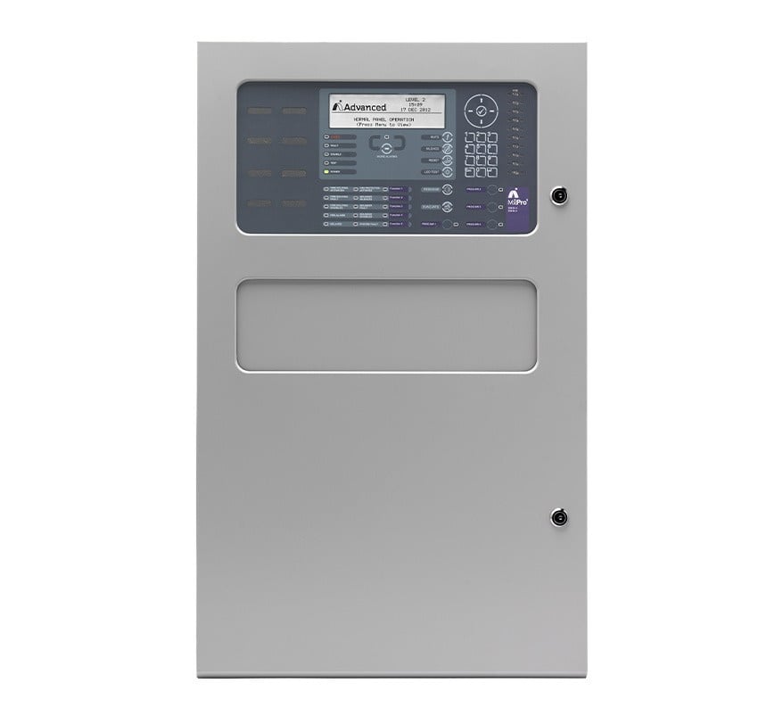 Advanced MX-5802V 2-8 Loop Fire Panel c/w 2 Loop cards. Standard network - Extended (Argus) - JEM Systems UK
