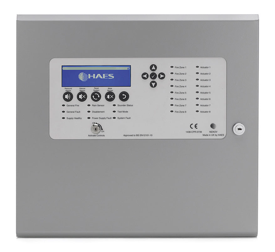 HAES 3A Single Zone Automatic Opening Vent Control Panel (Non-Extendable) (MZAOV-1001A) - JEM Systems UK
