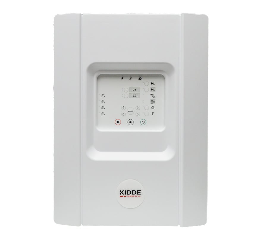 Kidde 2 Zone Conventional Fire Alarm Control Panel (NC-PF2) - JEM Systems UK