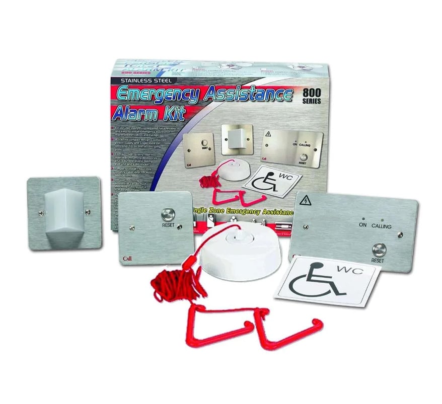 C-TEC Stainless Steel Emergency Assistance Alarm Kit - Conventional (NC951/SS) - JEM Systems UK