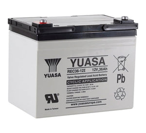 Yuasa REC36-12I 12V 36Ah Deep Cycle AGM VRLA Battery