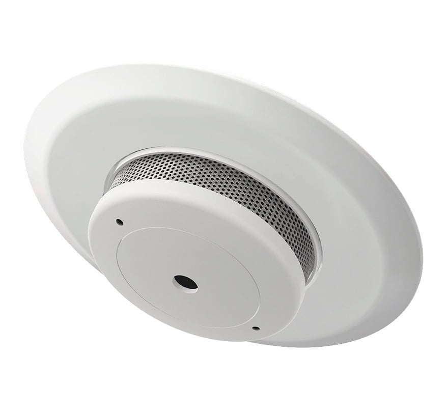 Lumi-Plugin One-Smoke Mains Powered Radio-Interlink Recessed Smoke Alarm with 10 Year Backup Battery (LS110WHMBWSA) - JEM Systems UK