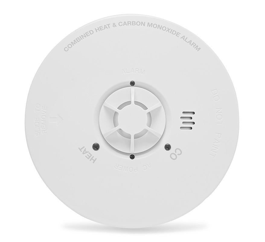 Hispec PULSE Mains Powered Heat & Carbon Monoxide Alarm with 10 Year Lithium Backup Battery (HSSA/HCO/10) - JEM Systems UK