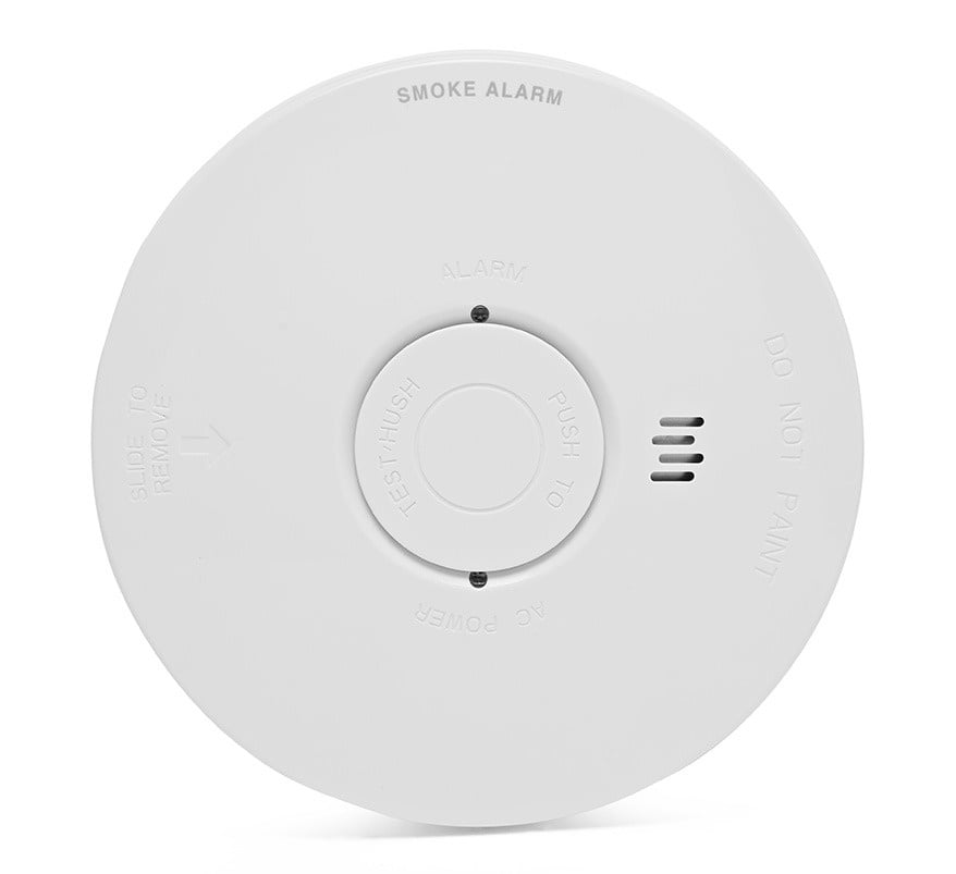 Hispec PULSE Mains Powered Optical Smoke Alarm with 10 Year Lithium Backup Battery (HSSA/OP/10) - JEM Systems UK