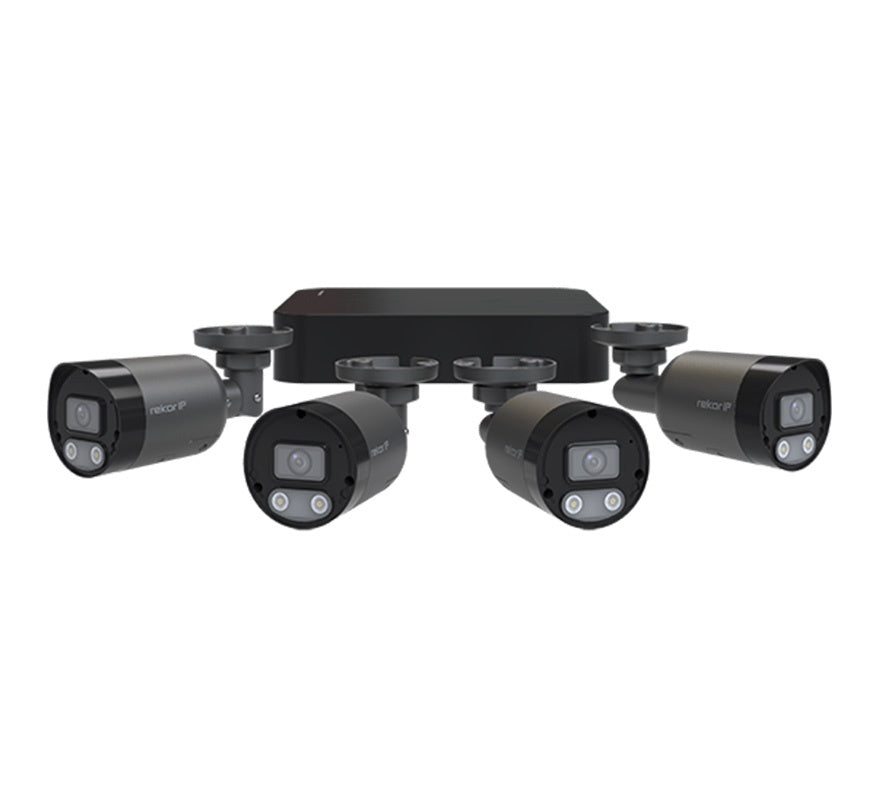 ESP Rekor IP PoE 2MP 4-Channel 4 Bullet Camera Kit 1TB Grey (RC24KB4G) - JEM Systems UK