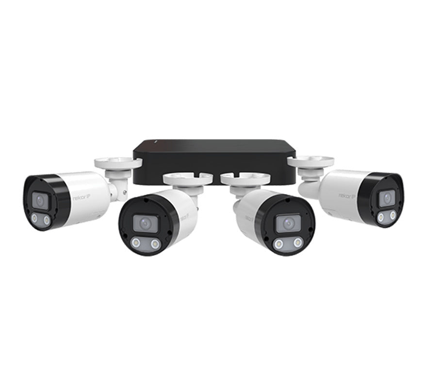 ESP Rekor IP PoE 2MP 4-Channel 4 Bullet Camera Kit 1TB White (RC24KB4W) - JEM Systems UK