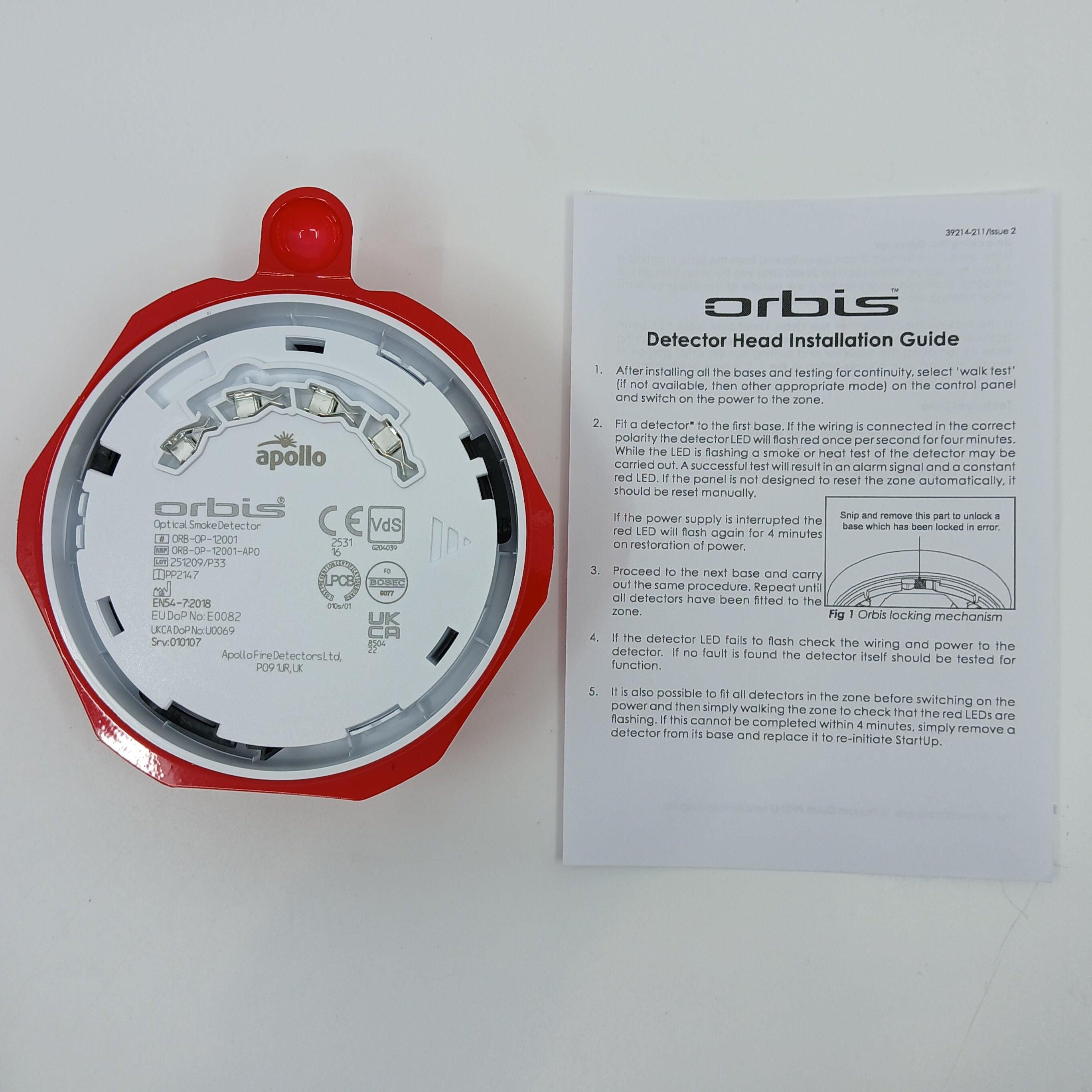 Apollo ORB-OP-12001-APO Orbis Optical Smoke Detector