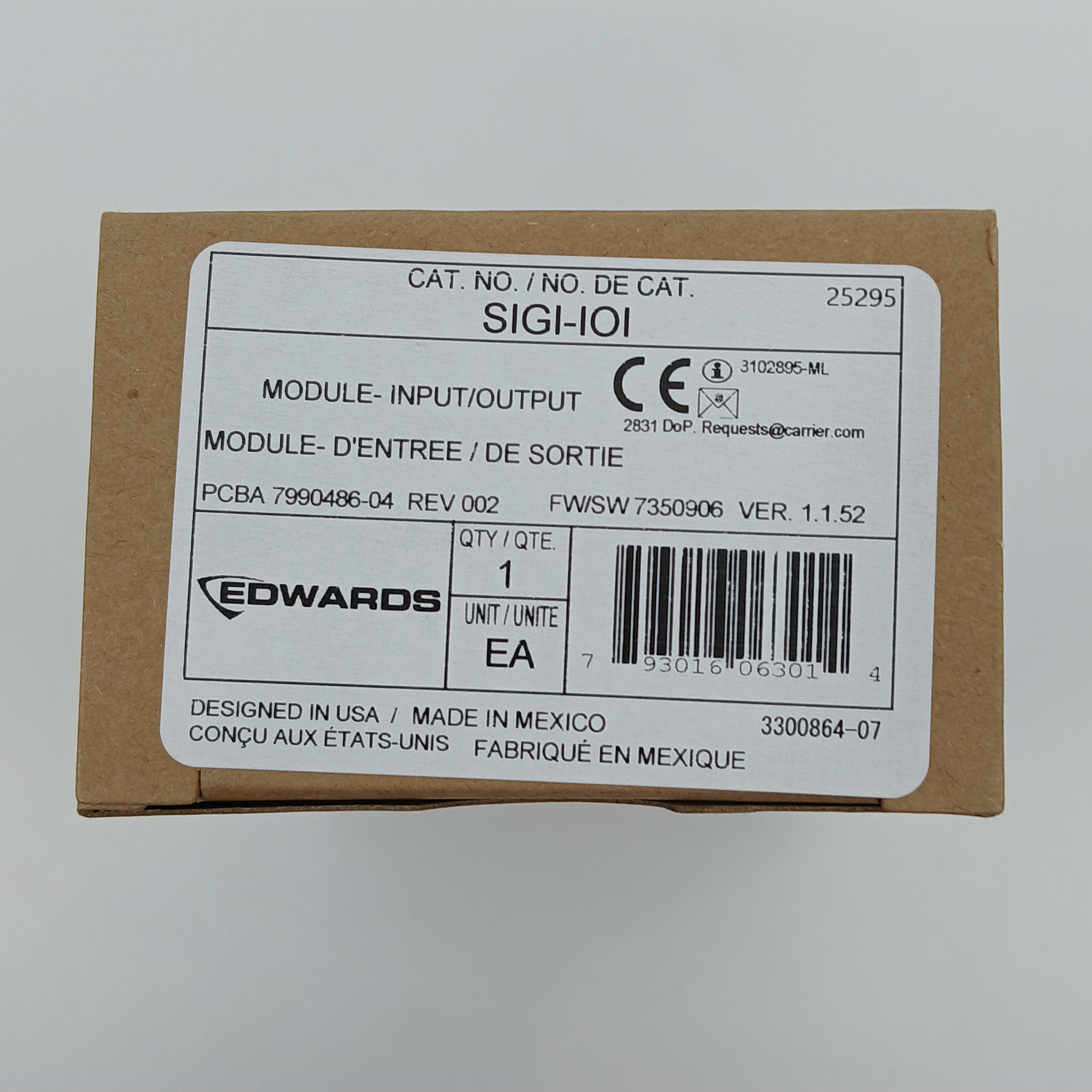 Edwards SIGI-IOI - JEM Systems UK