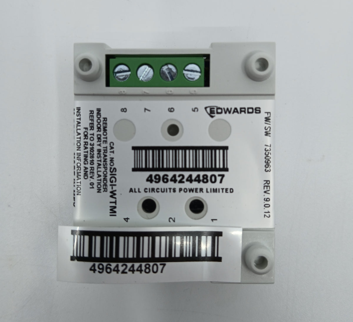 Edwards SIGI-WTMI - JEM Systems UK