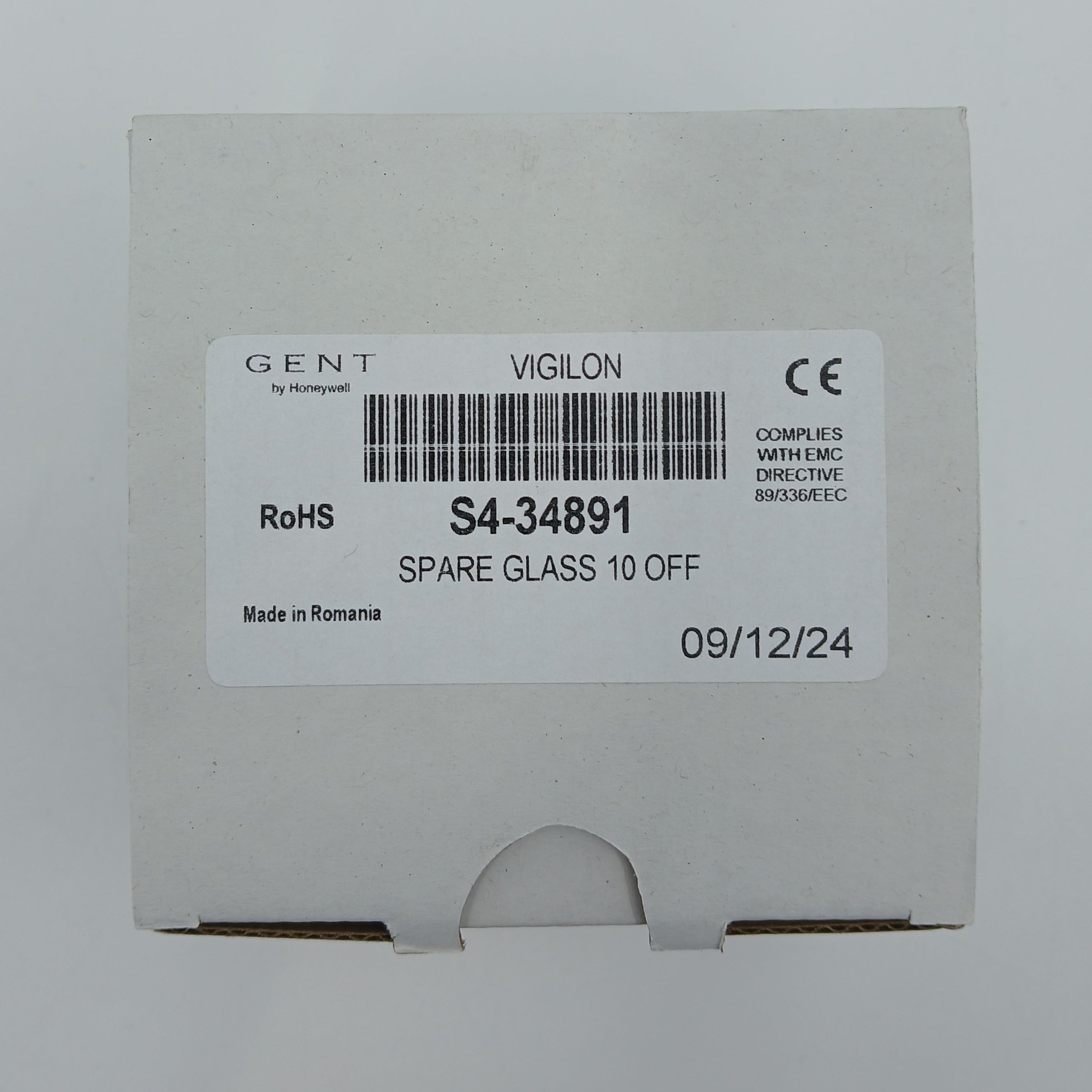 Gent S4-34891 Replacement Glass for S4-34800 - Pack of 10 - JEM Systems UK