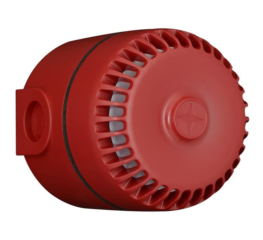 Eaton Fulleon ROLP Roshni Low Profile Sounder - Red, Deep Base (ROLP/SV/R/D) - JEM Systems UK