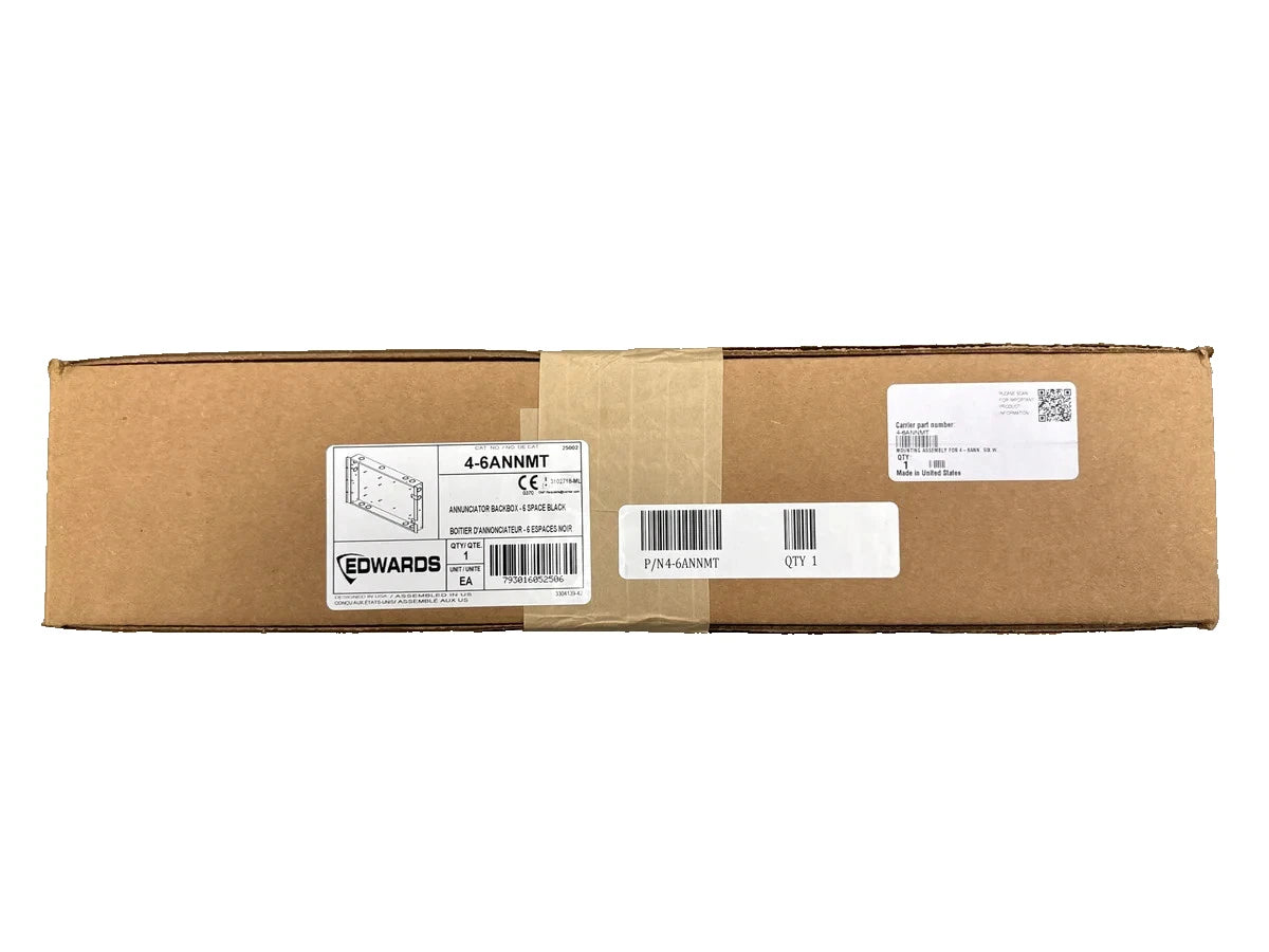 Edwards 4-6ANNMT Fire Alarm 6-Module Annunciator Mount - JEM Systems UK