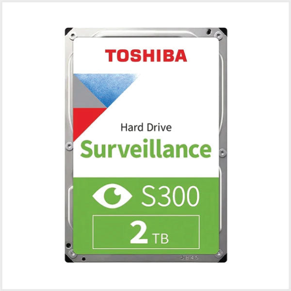 Toshiba Surveillance S300 Hard Drive (HDD) with 2TB Storage