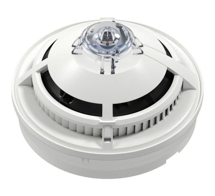 GENT S-Quad Self-Test Addressable Heat Detector with Voice Sounder & High Power Red VAD (S4T-720-V-VAD-HPR) - JEM Systems UK
