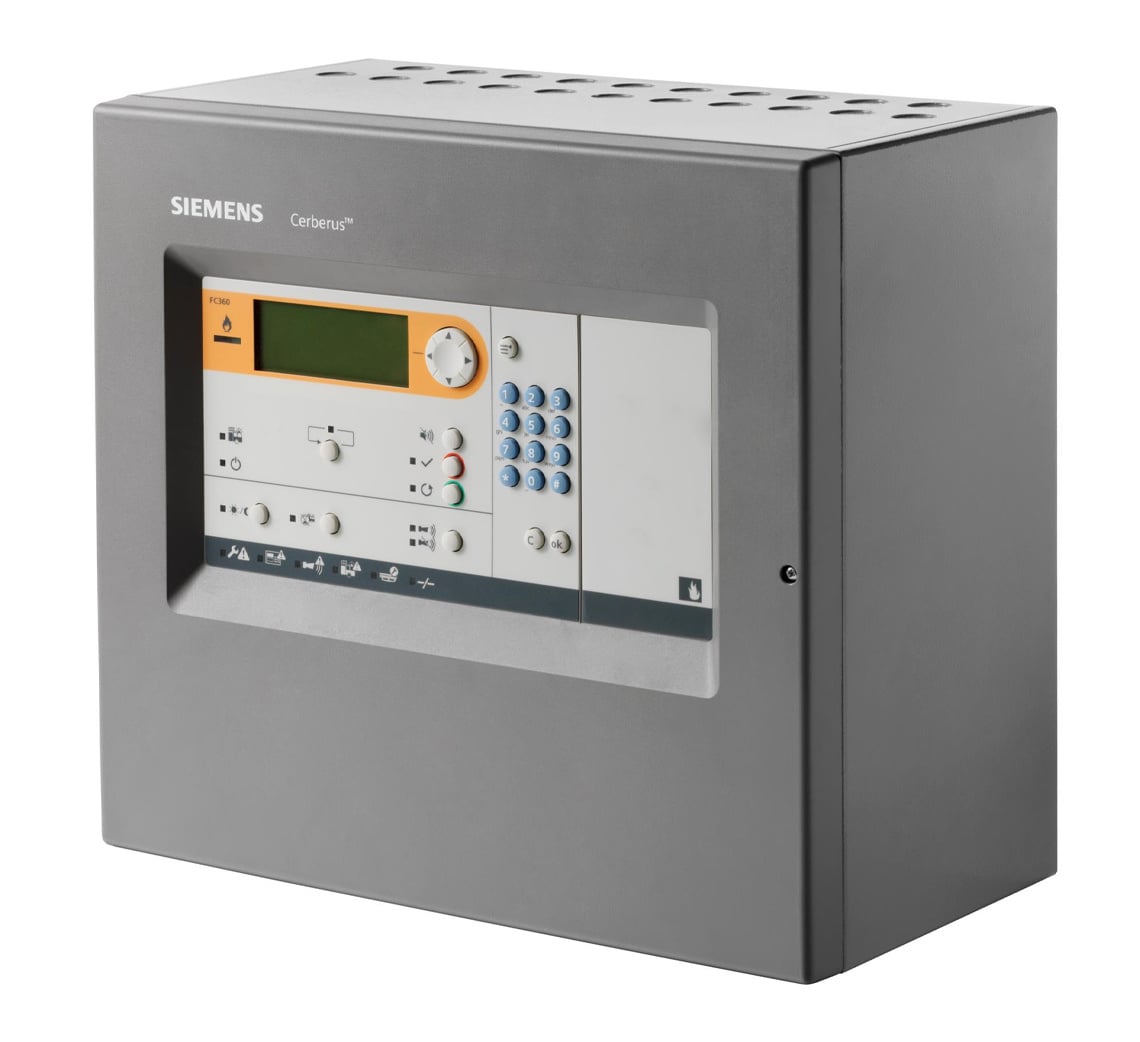 Siemens FC361-ZA Cerberus 360 1 Loop Control Panel in Comfort Housing (No Zonal LEDs) (S54433-C111-A1) - JEM Systems UK