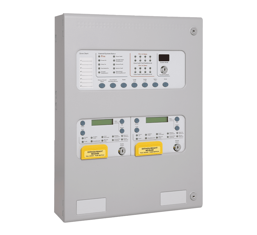 Kentec Sigma XT+ 4 Zone, 2 Area Extinguishing Control Panel (K21042M3) - JEM Systems UK