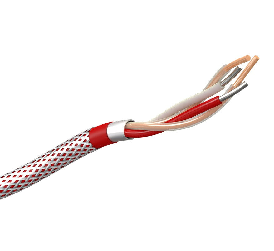 Signaline HD+ S Programmable Linear Heat Detection Cable with Stainless Steel Braid (50m) (SL-HDP-LHC-S) - JEM Systems UK