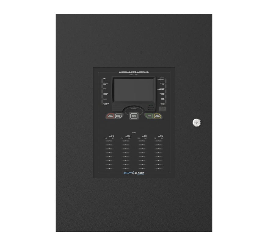 Zeta SmartConnect Multi-Loop Addressable Fire Panel (6 Module Ports) (SMART6/32) - JEM Systems UK