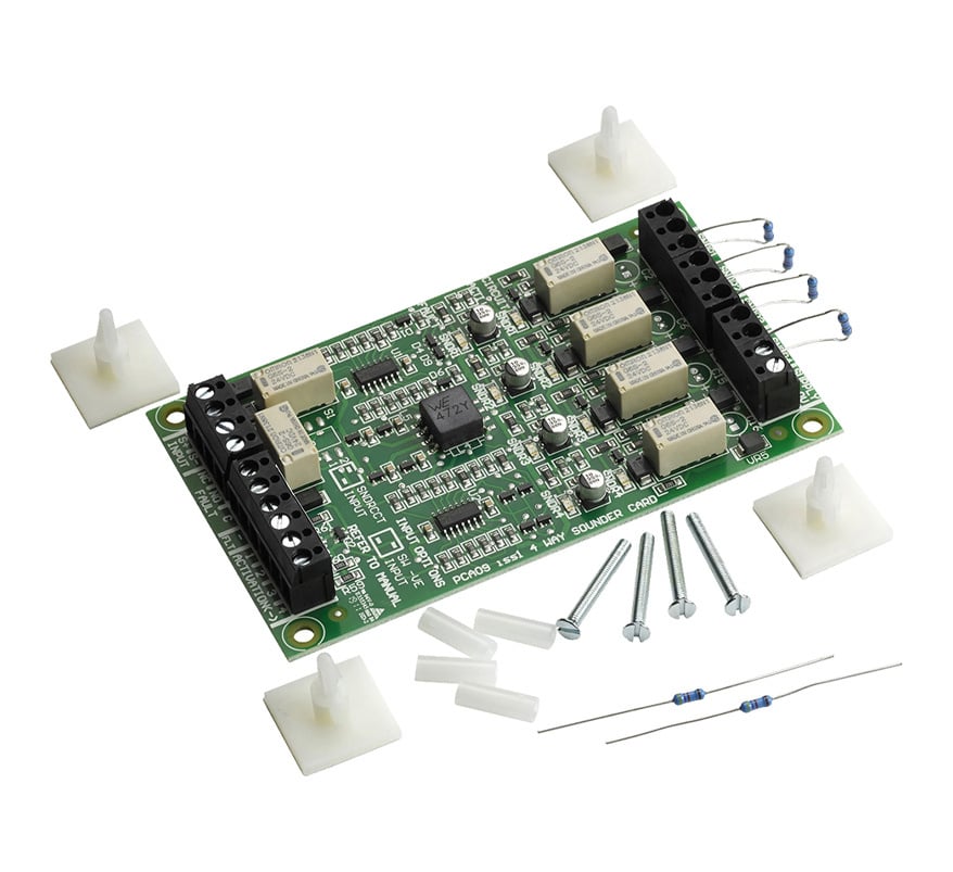 HAES 4 Way Monitored Sounder Circuit Extension Card (SNDEXT-4) - JEM Systems UK