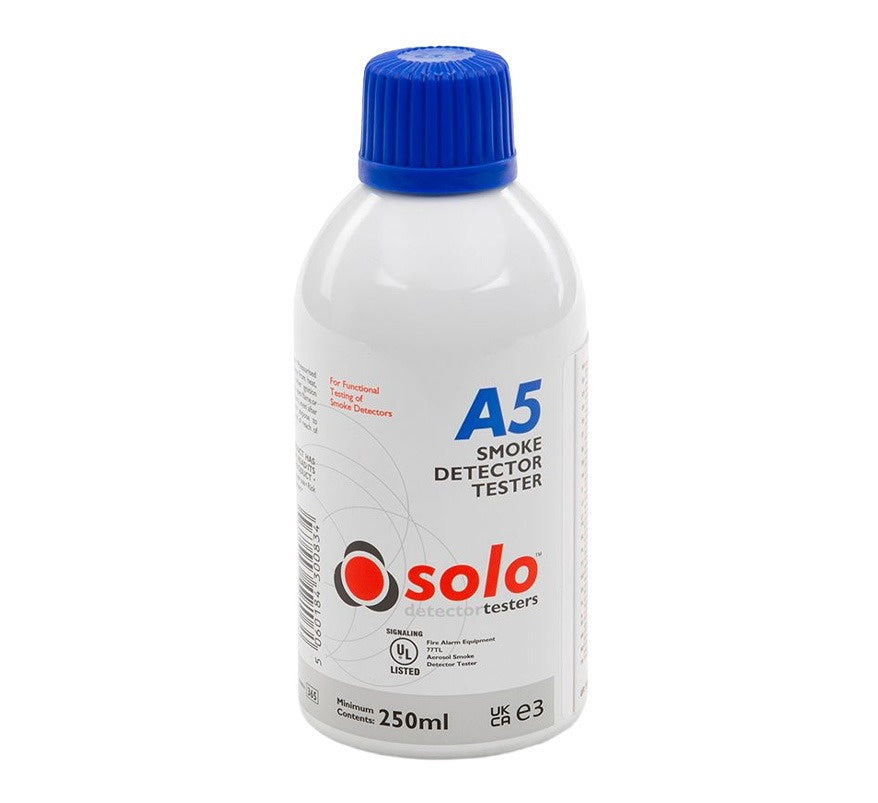 Solo A5 Smoke Detector Test Aerosol 250ml (Flammable) for use with Solo 330/332 (SOLOA5-001) - JEM Systems UK