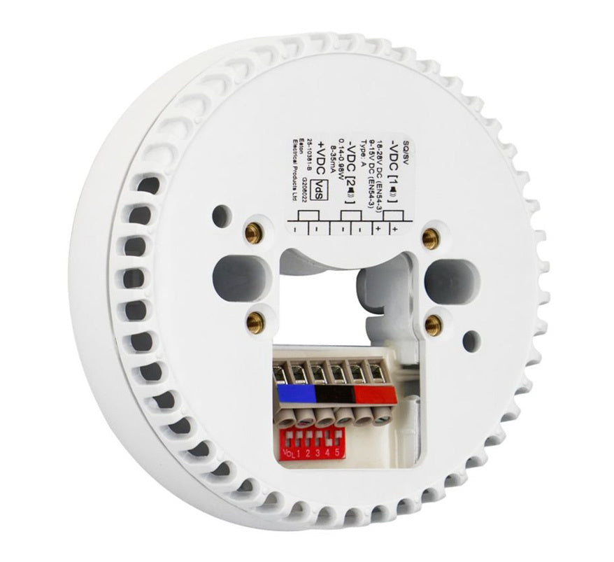 Eaton Fulleon Squashni Base Sounder - White, Dial Volume Control, No Cover (SQ/03/W) - JEM Systems UK