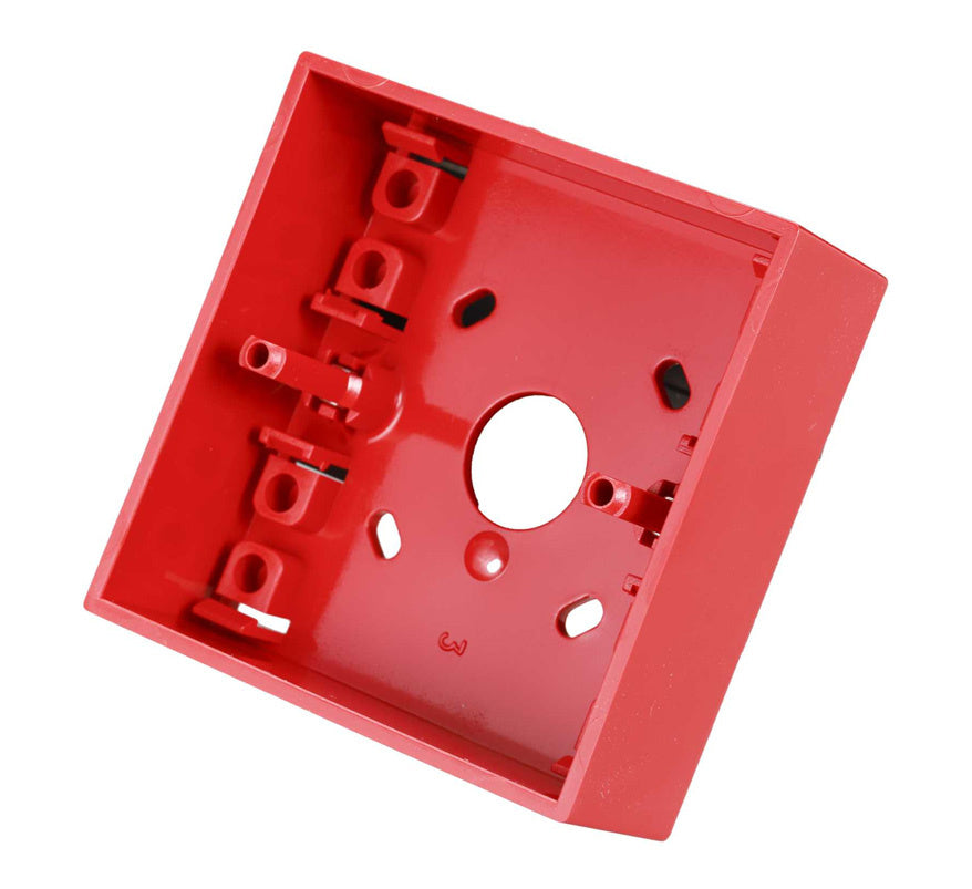 Hochiki SR MOUNTING BOX Surface Mounting Call Point Back Box (Red) - JEM Systems UK