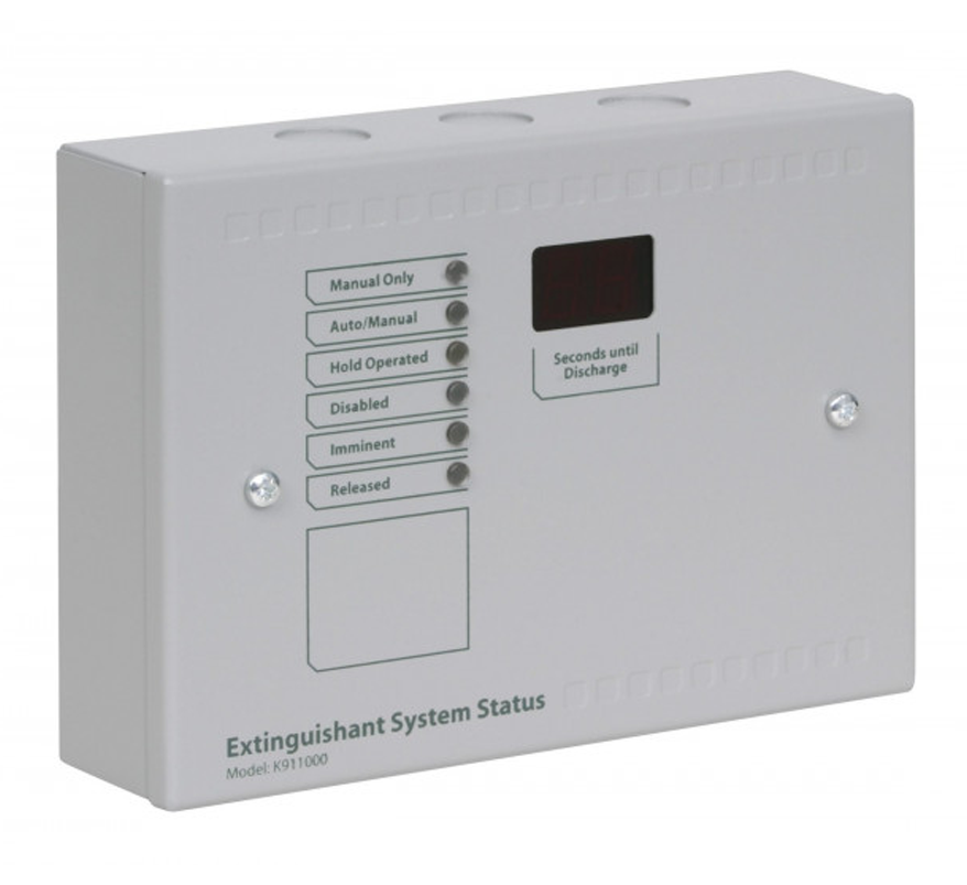 Kentec Sigma Si - 6 LED Extinguishant Status Unit (K911000M8) - JEM Systems UK