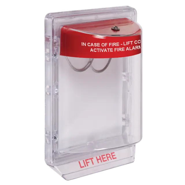 STI-1200 Stopper II - Flush Mount - FIRE ALARM text - JEM Systems UK