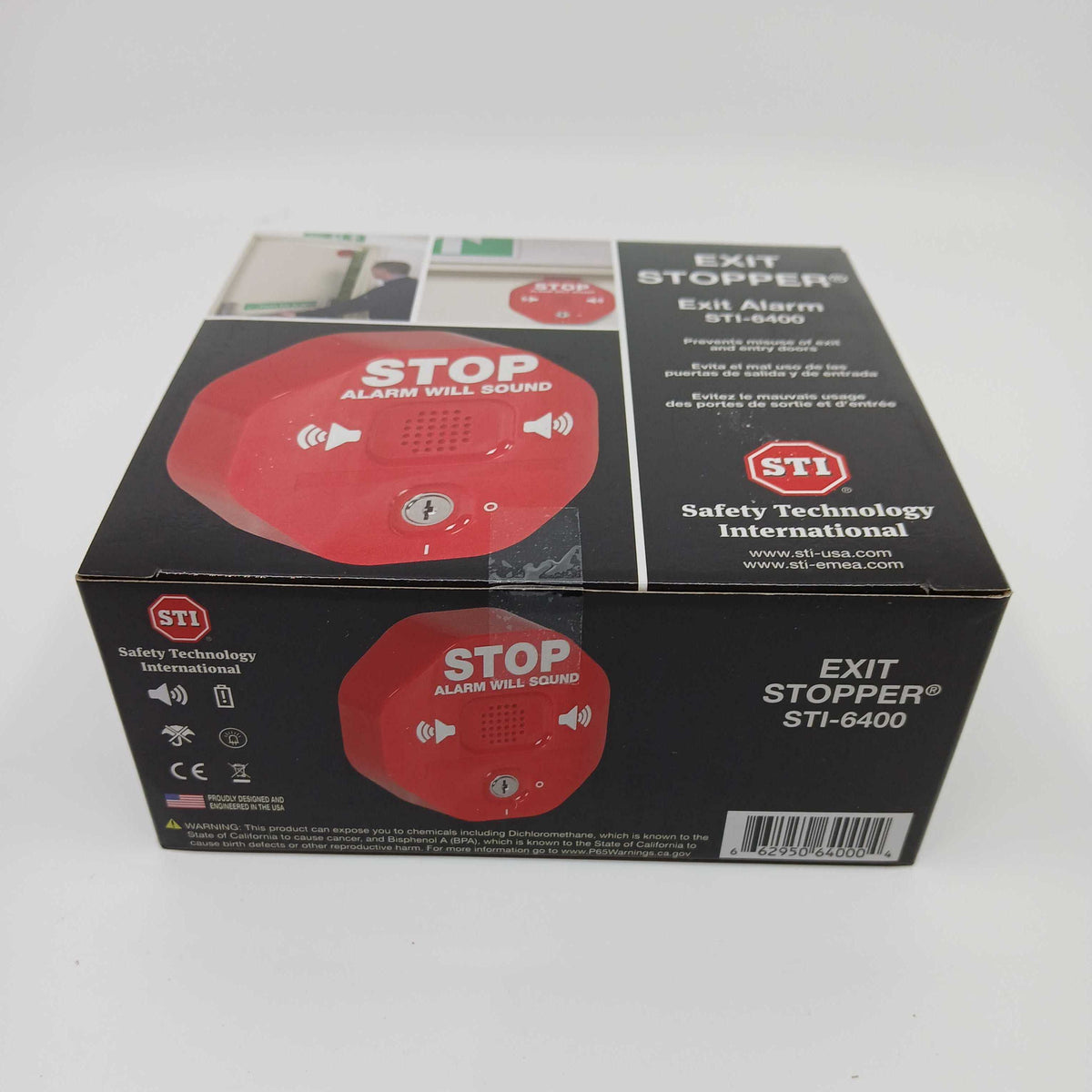 STI-6400 Exit Stopper Multifunction Door Alarm - JEM Systems UK
