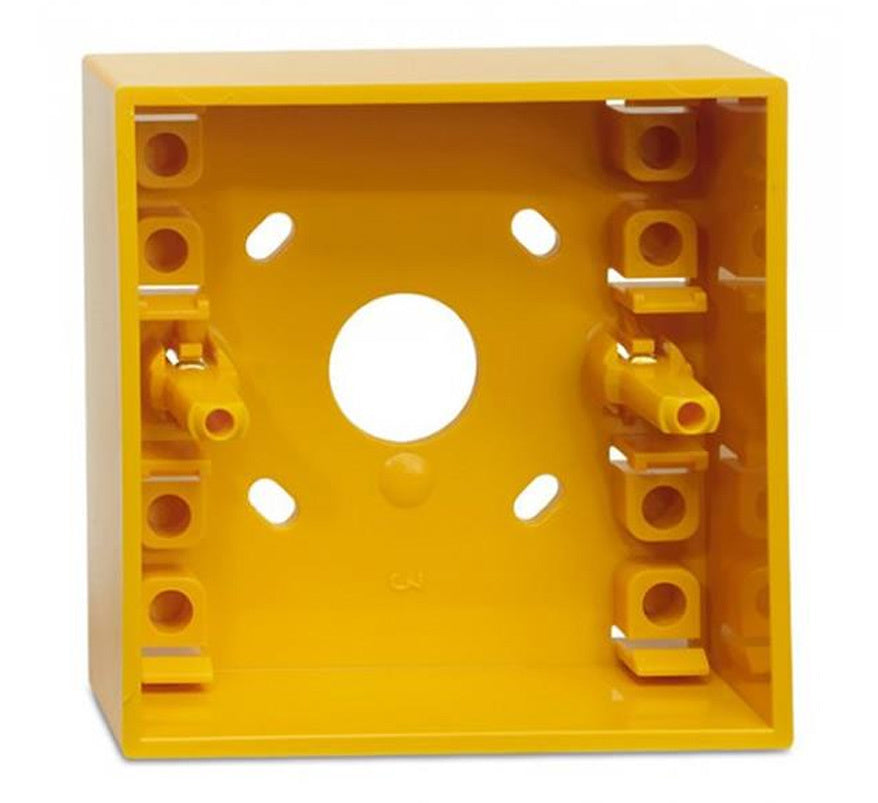 Hochiki SY MOUNTING BOX Surface Mounting Call Point Box (Yellow) - JEM Systems UK